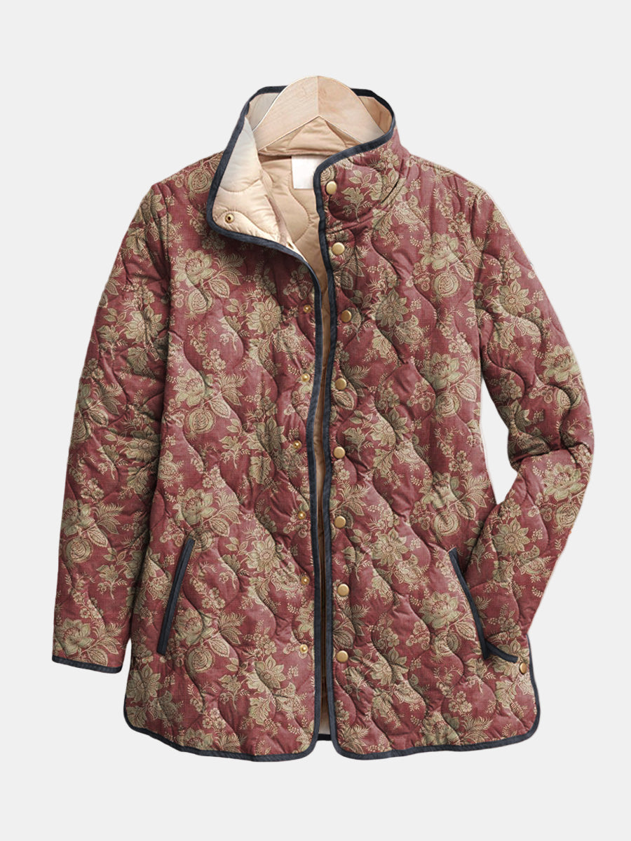 DELACROIX | Abrigo Acolchado Sophie en Púrpura para Mujeres