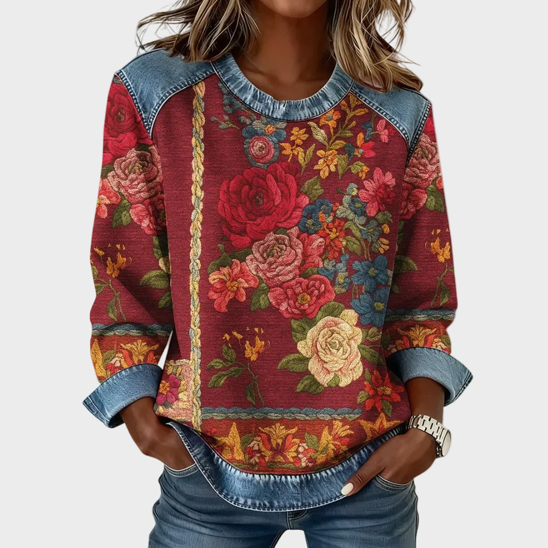 Pien - Sudadera con estampado floral