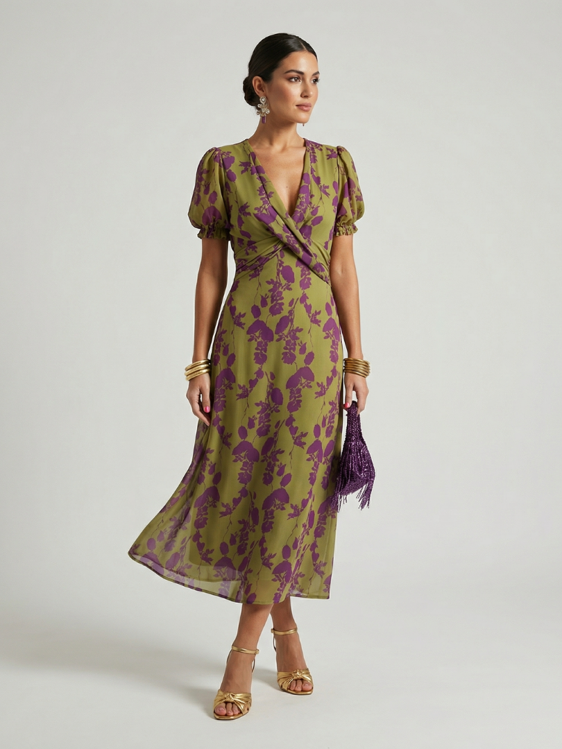Natalia - Vestido midi floral