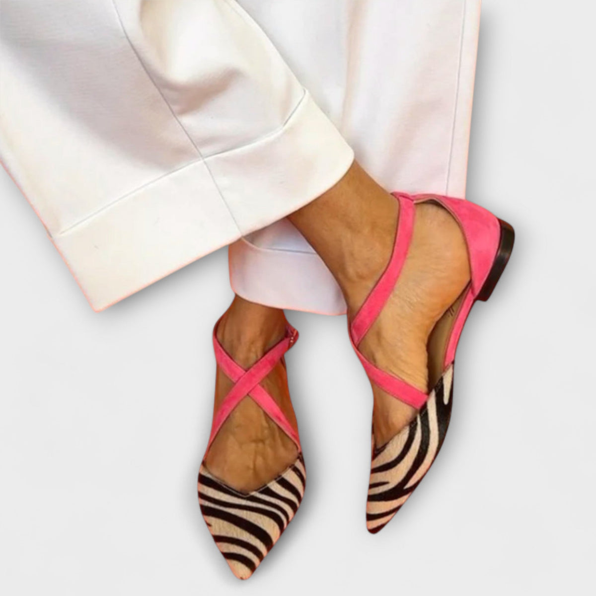 Adéla - Bailarinas con estampado de cebra