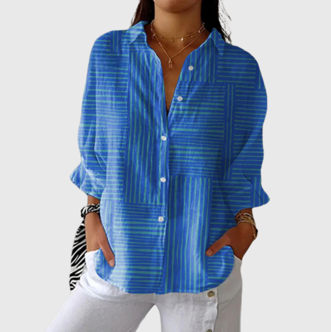 Blusa ligera y colorida con estampado