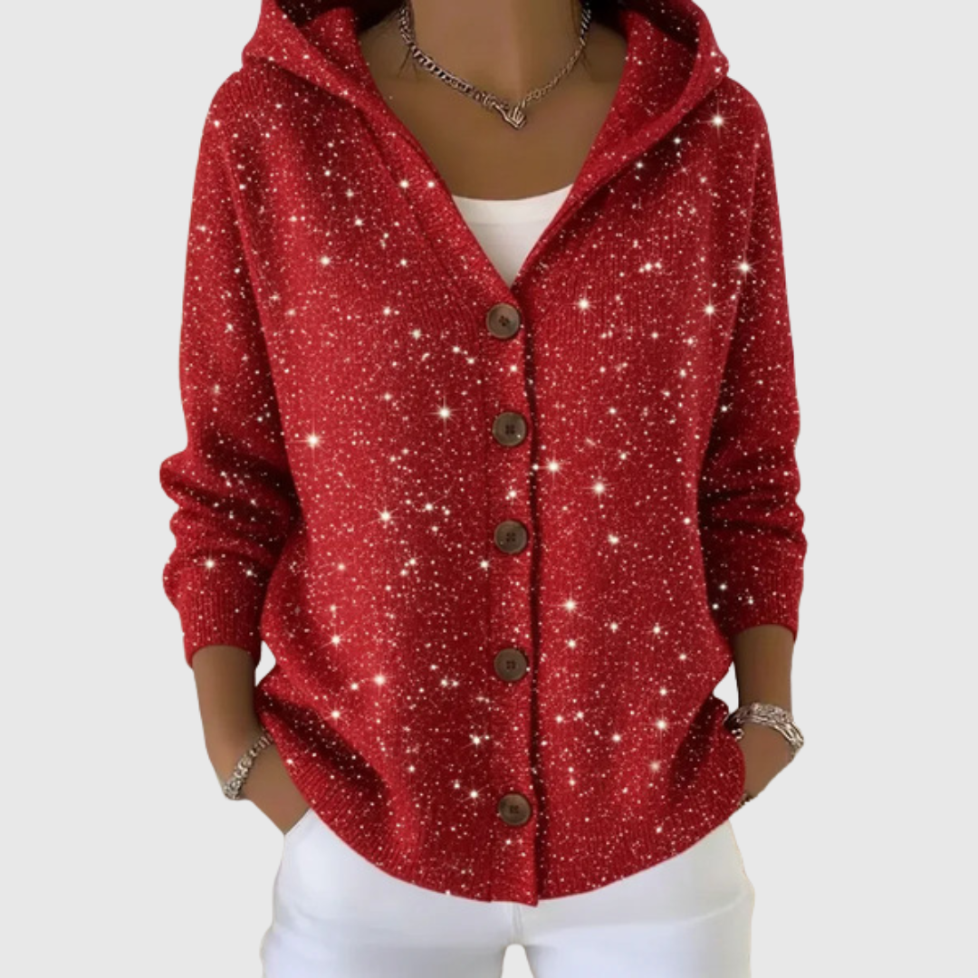 Cómodo jersey con capucha