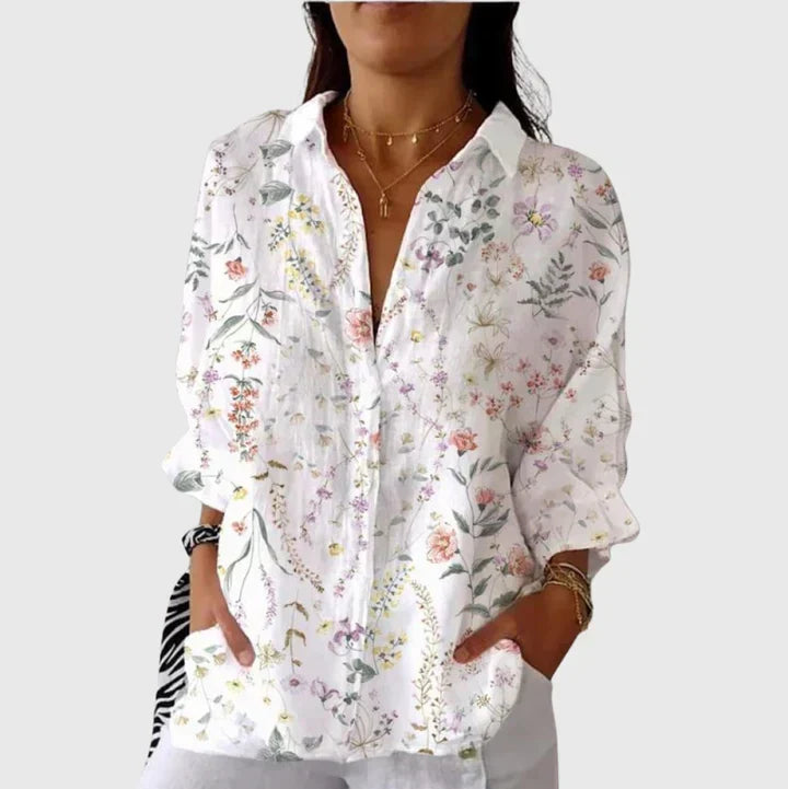 Blusa ligera y colorida con estampados