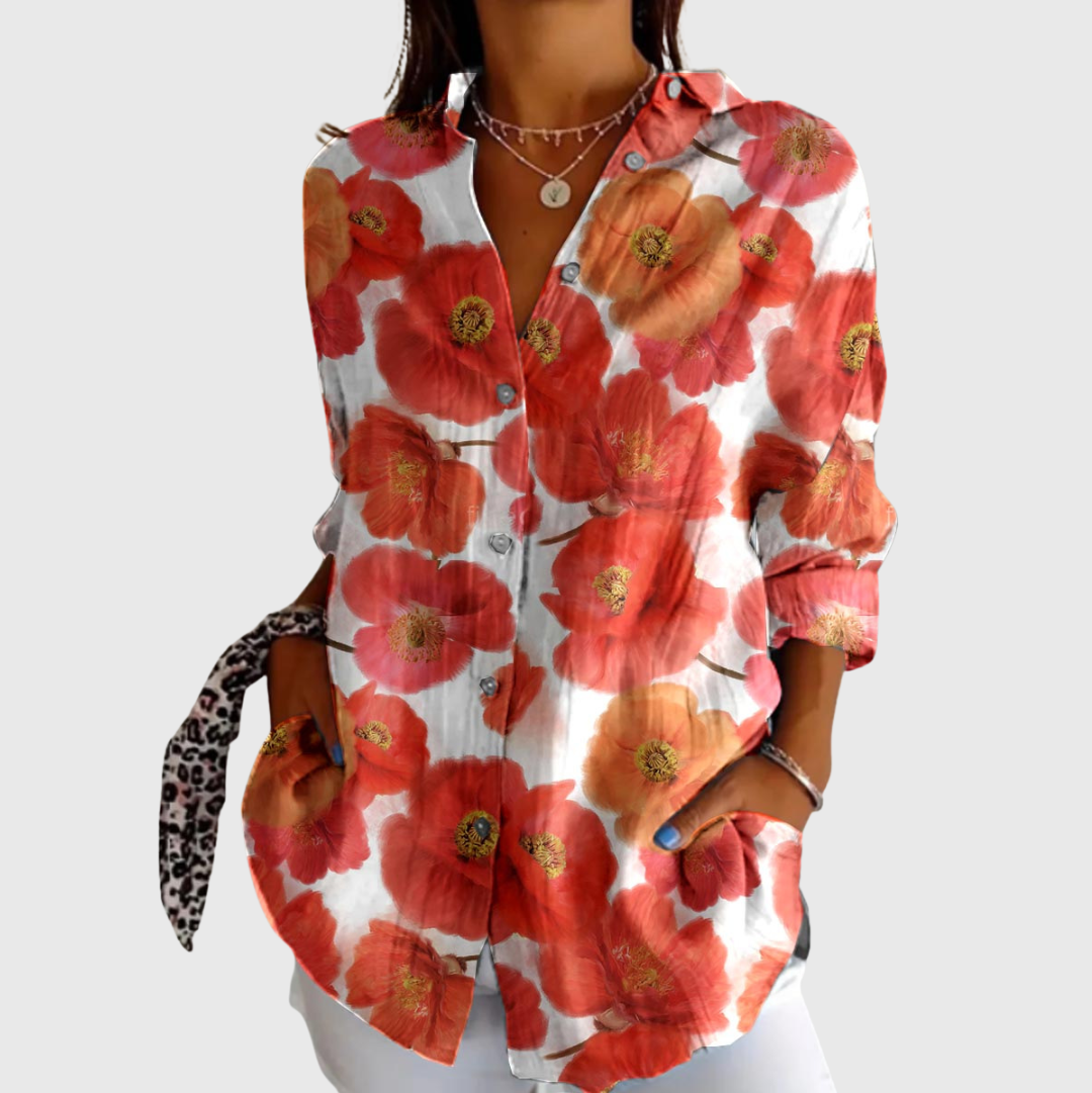 Blusa ligera y colorida con estampados