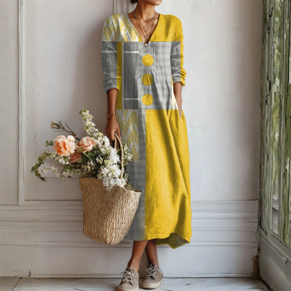 Paulina - Vestido Suelto De Lino