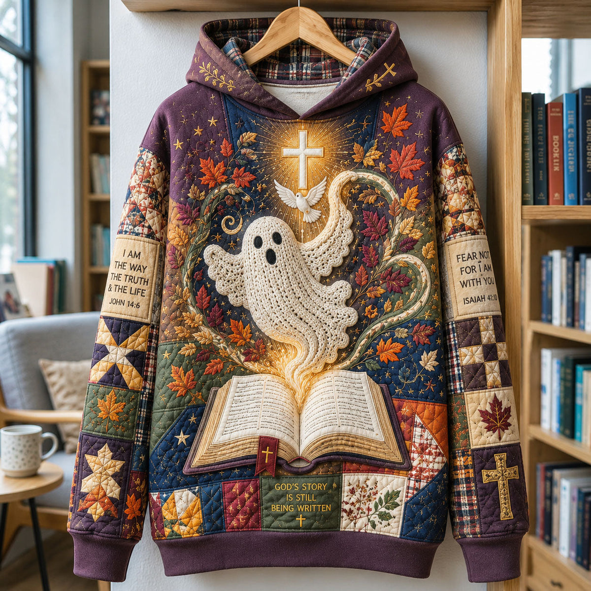 Sudadera con capucha con espíritu conmovedor