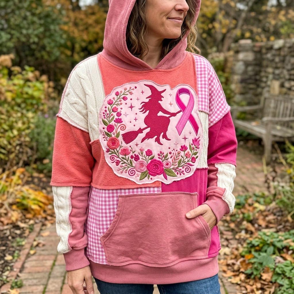 Sudadera con capucha Magia Rosa de Octubre