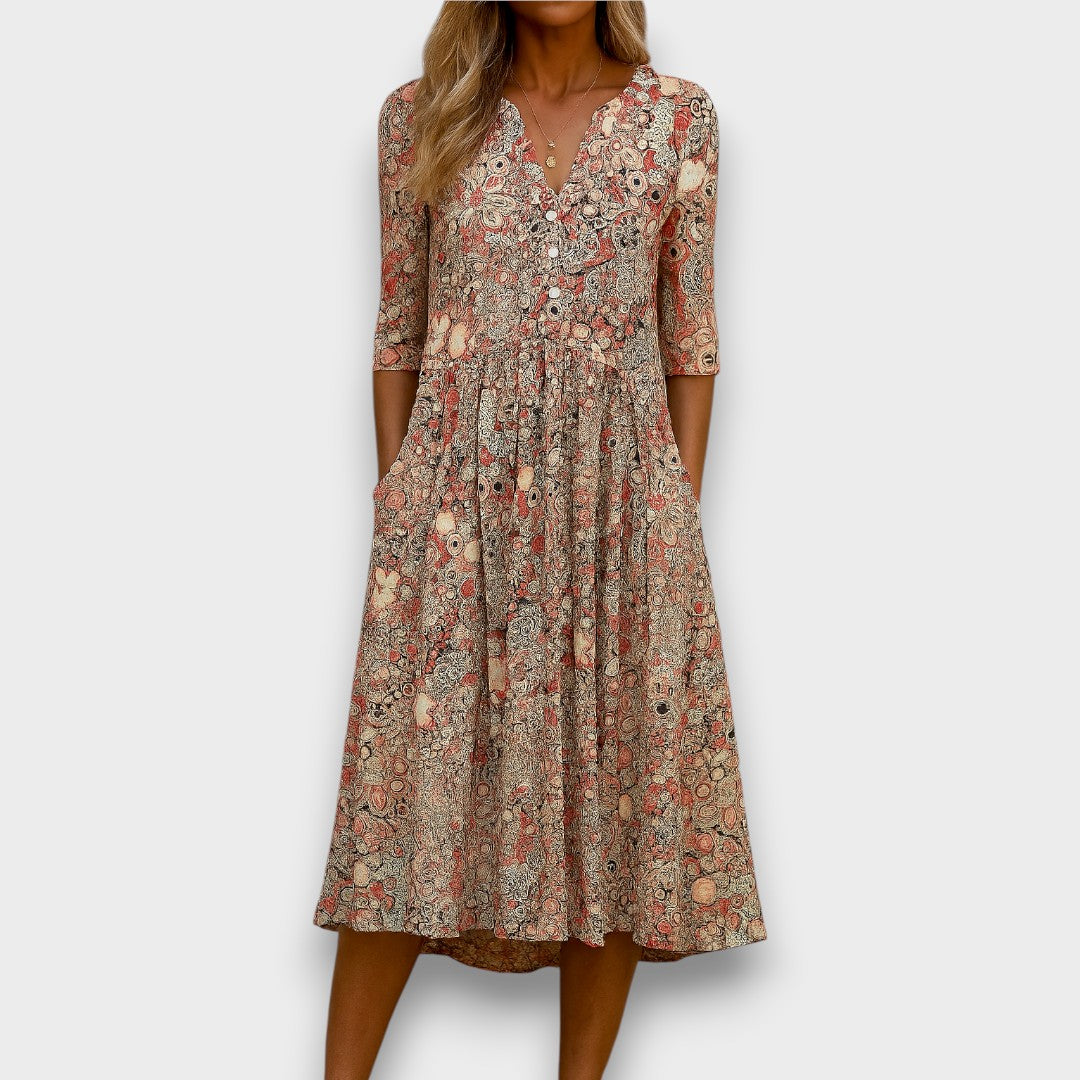 Harlowa - Vestido con botones