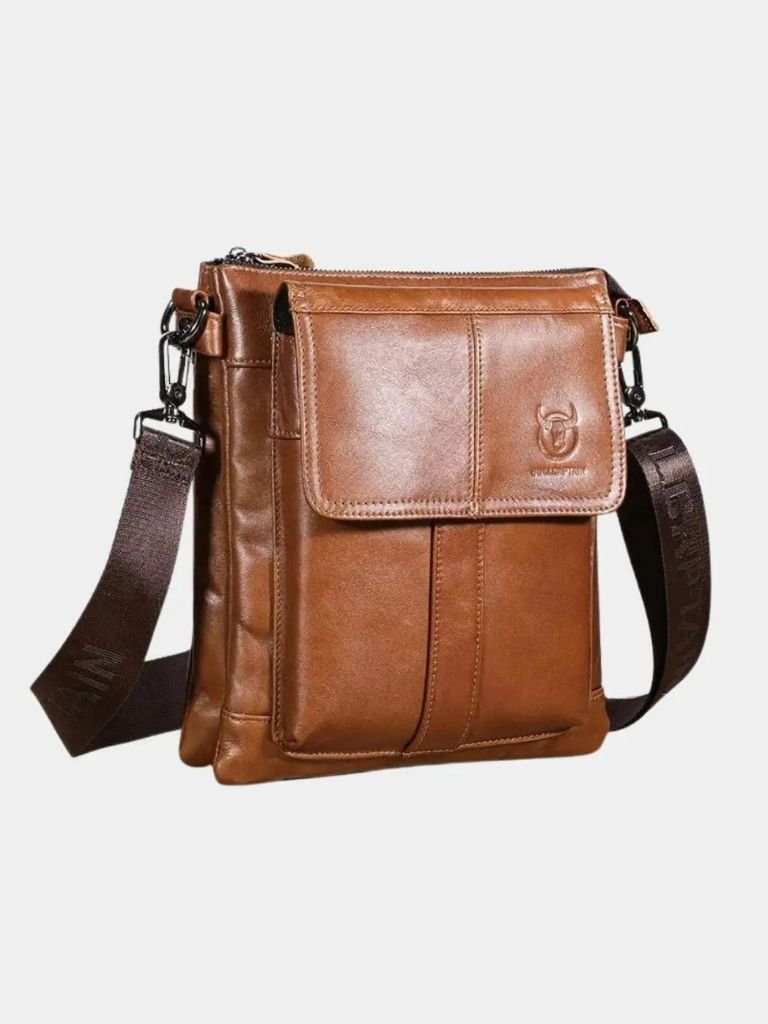 Henrik™ - Bolso de hombro de cuero vintage