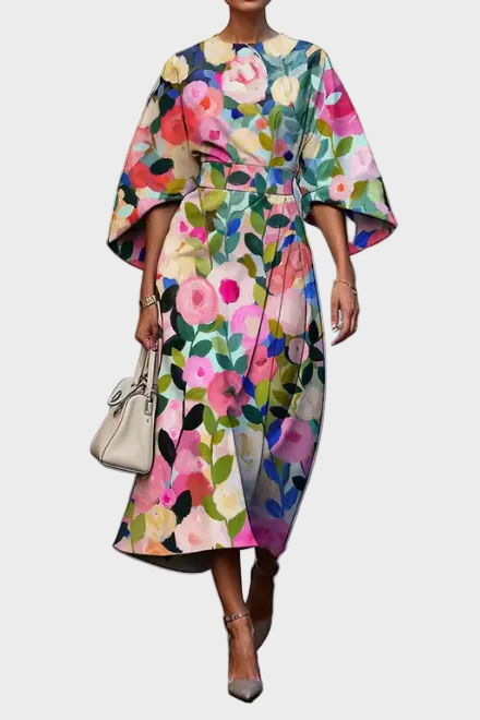 Moxlan - Vestido Floral Elegante