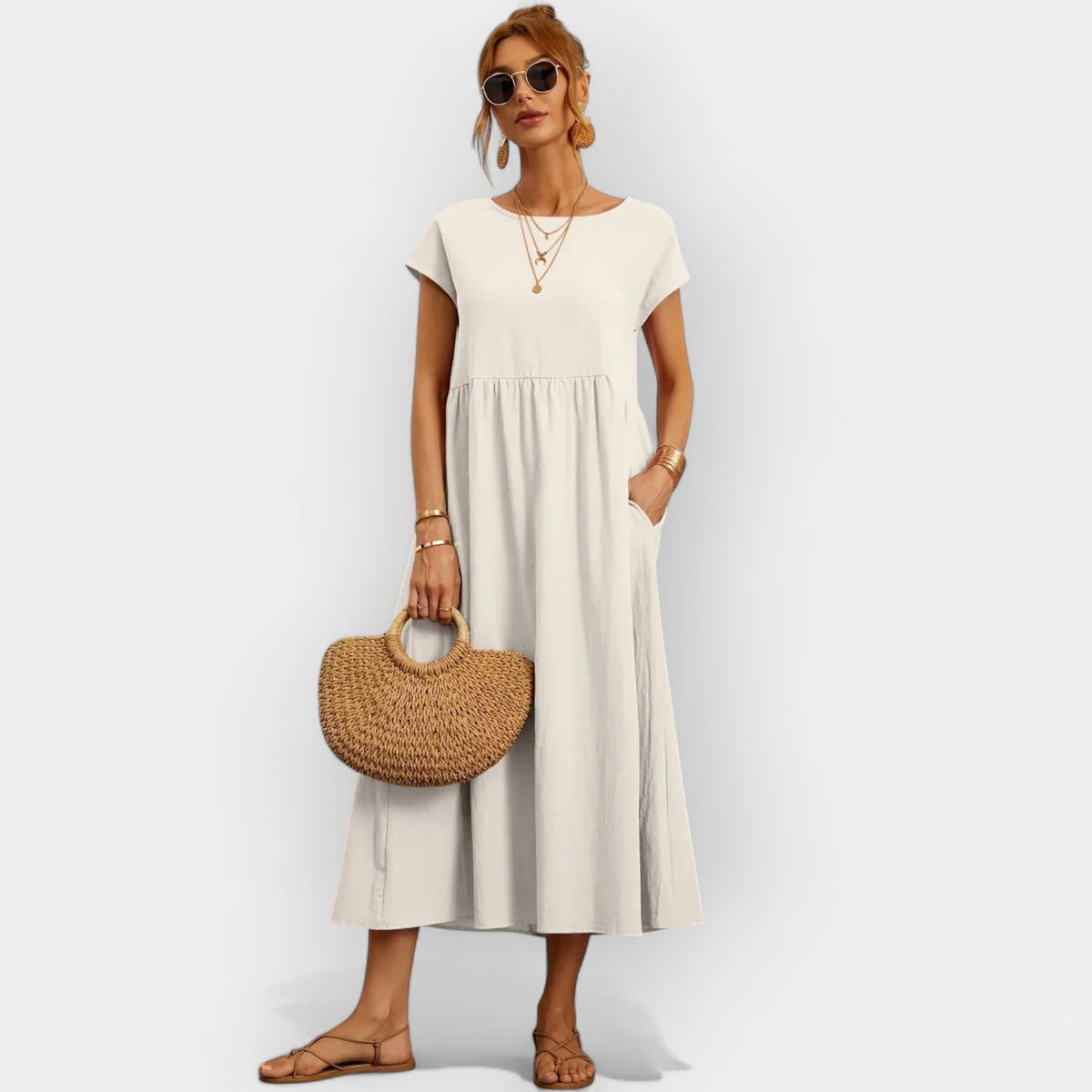 Vestidos ligeros de algodón con bolsillos
