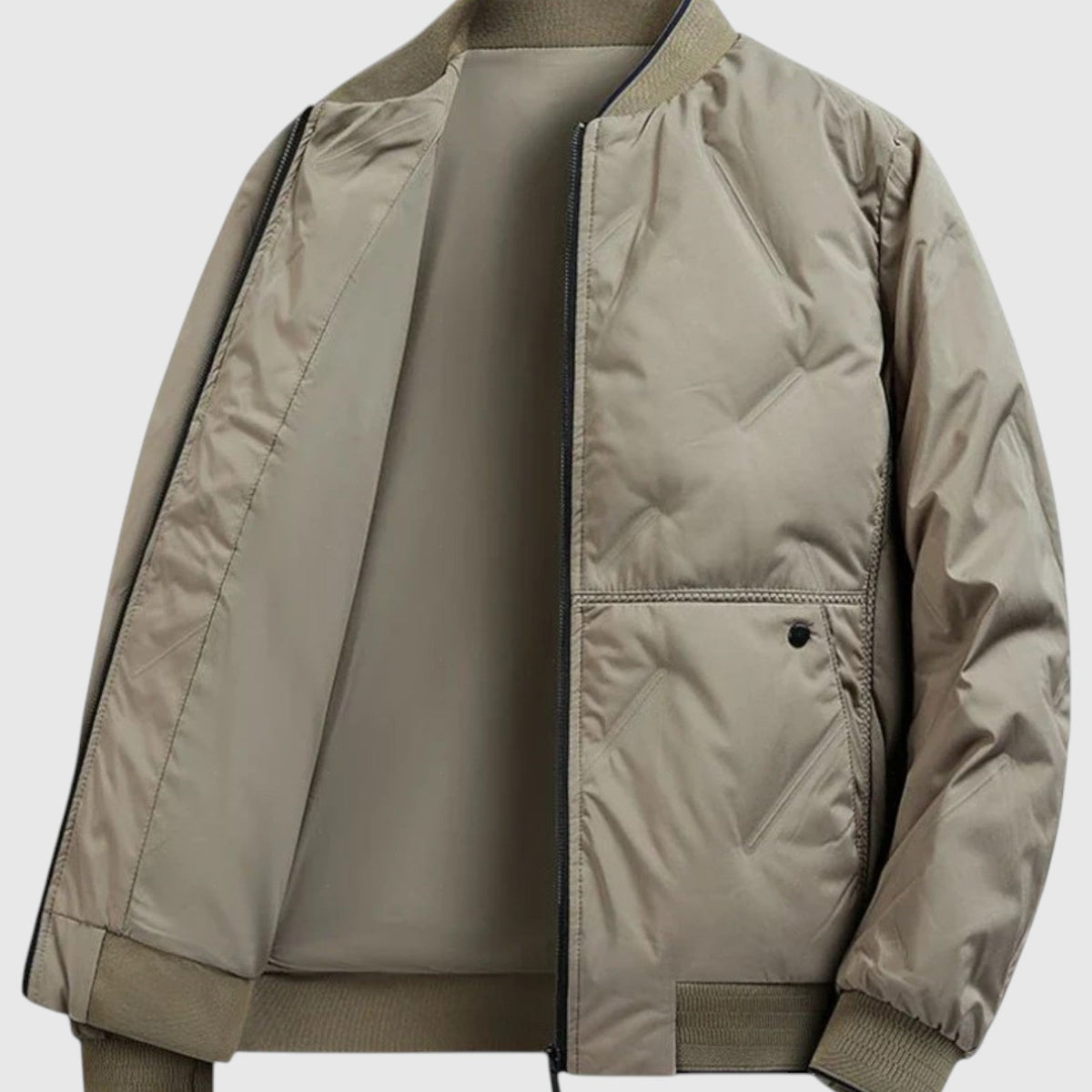 Lorenzo - Bomber neutra acolchada con un toque urbano