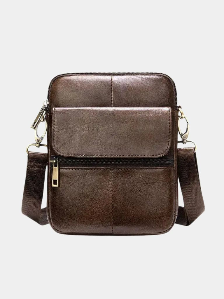 Tobias™ - Bolso cruzado de piel