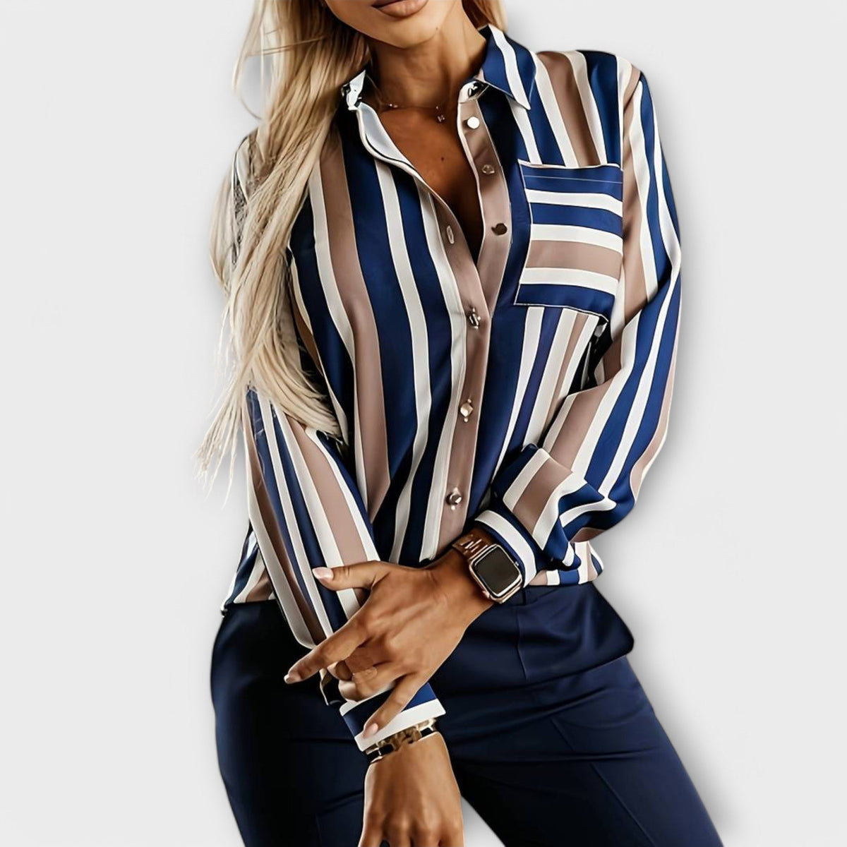 Emily: una blusa a rayas cómoda y elegante
