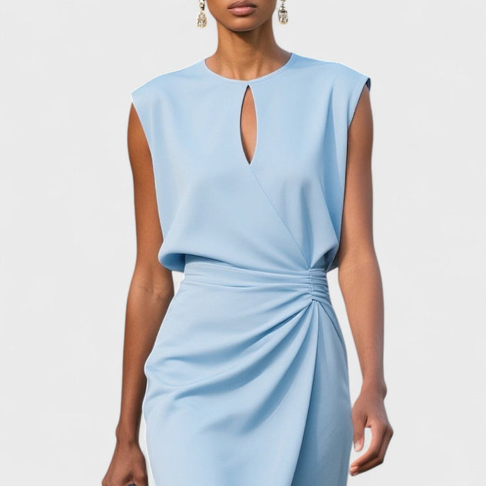 Olena – Elegante vestido midi cruzado