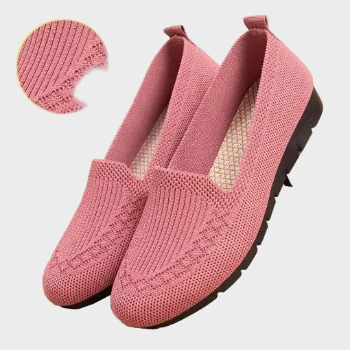 Mocasines de mujer forrados con suela estabilizadora