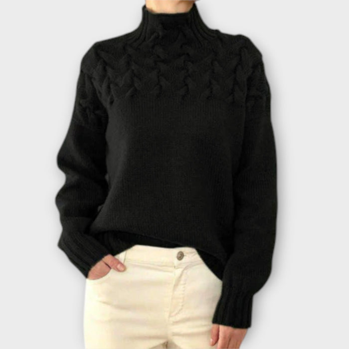 Eva - Jersey de mujer con estampado de ochos detallado