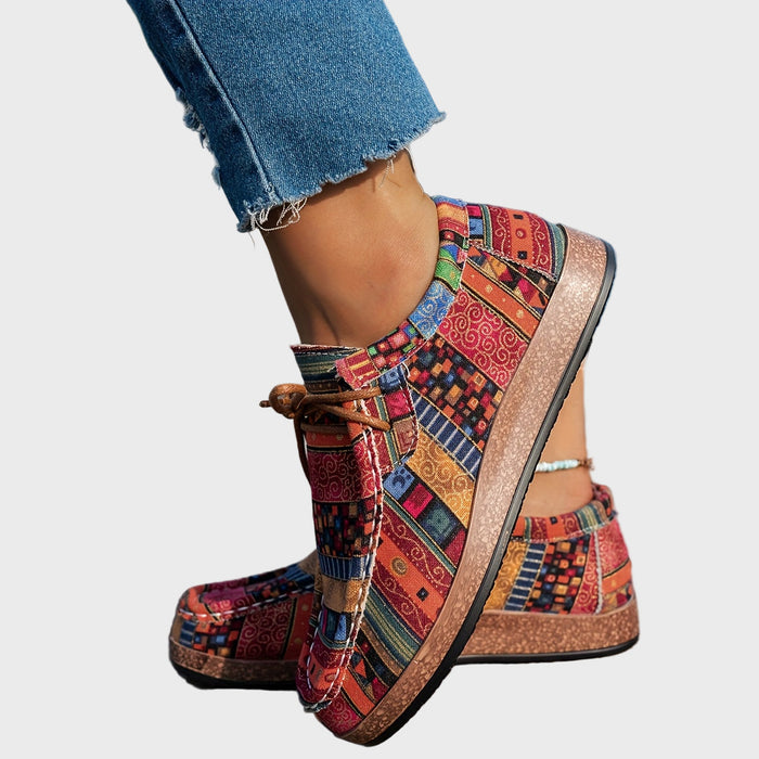 Beáta - Zapatos Boho Coloridos