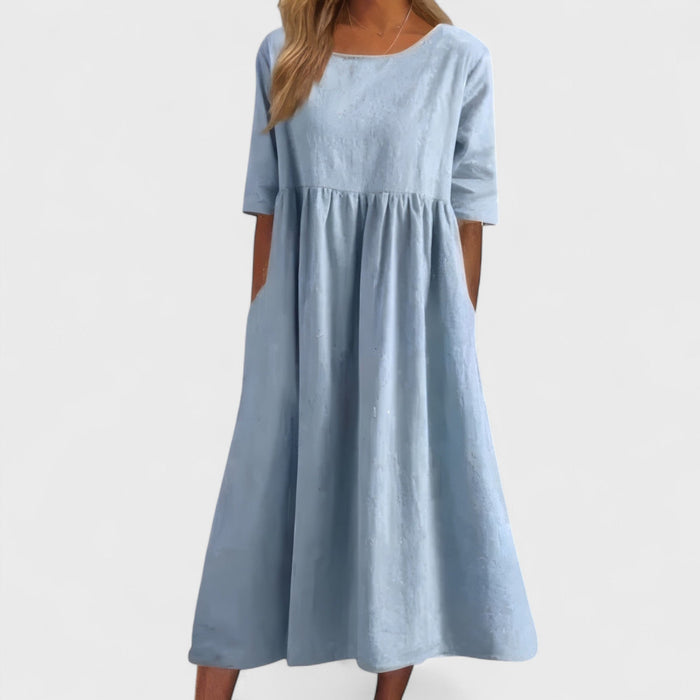 Božena - Vestido Suelto De Algodón