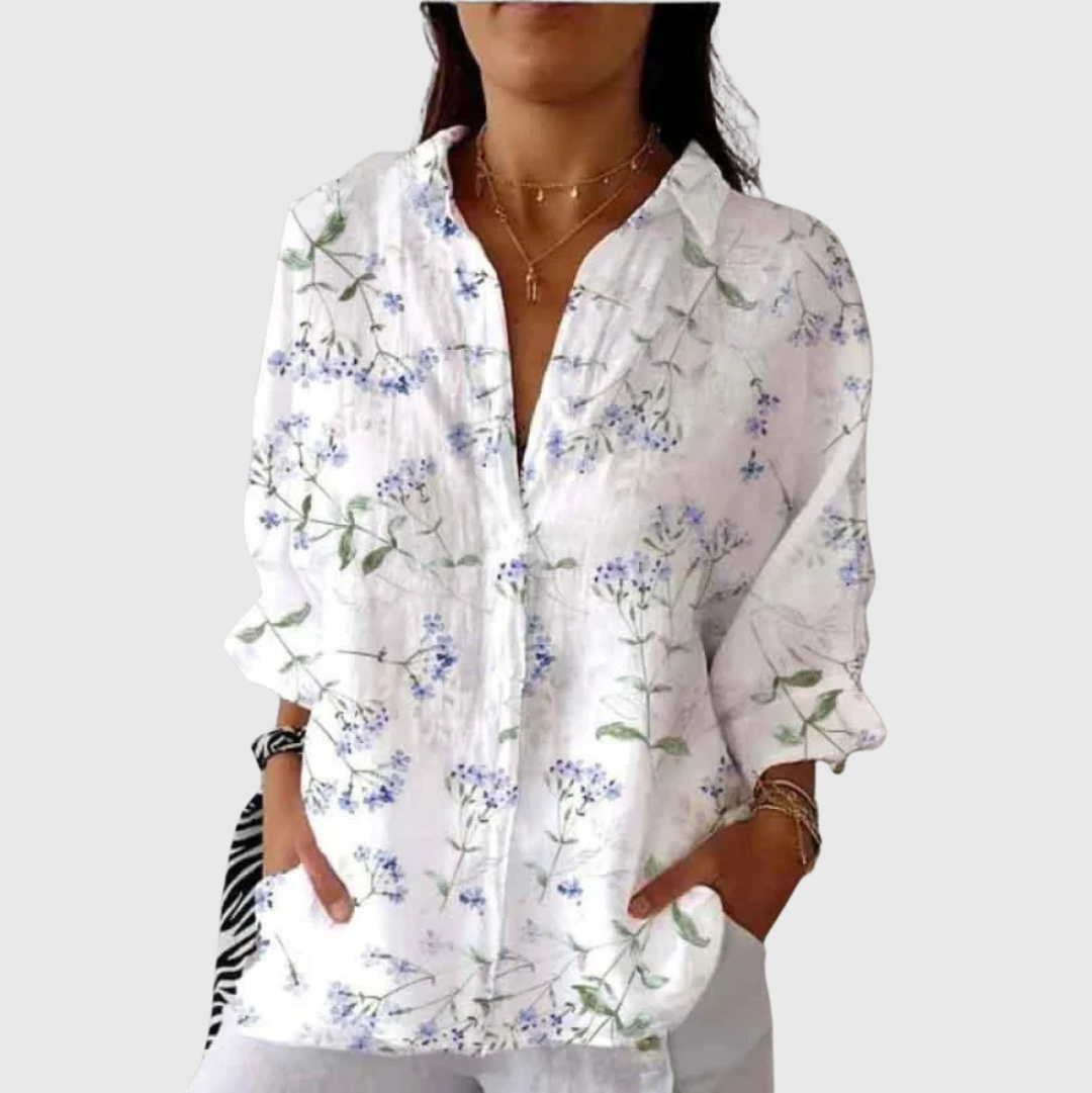 Blusa ligera y colorida con estampados