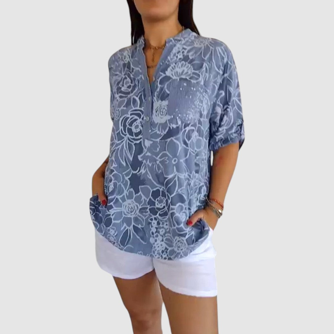 Jasmína - Blusa con estampado floral
