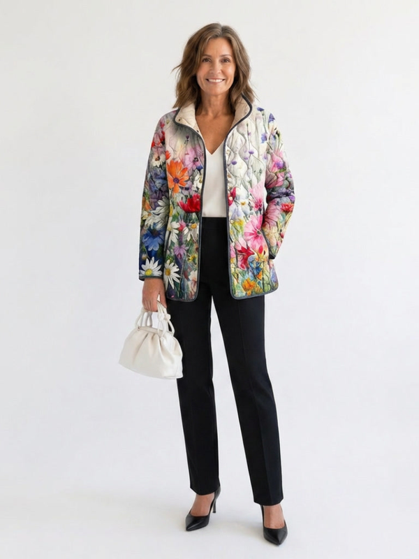 MANON | Chaqueta Acolchada Floral