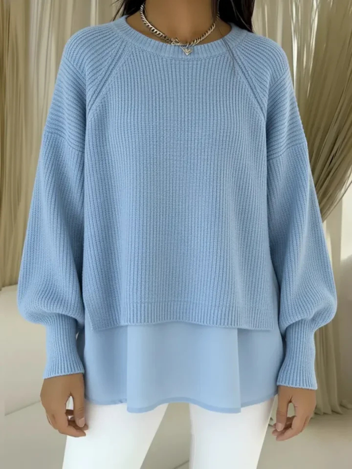 Janet | Jersey de punto con apariencia de capas