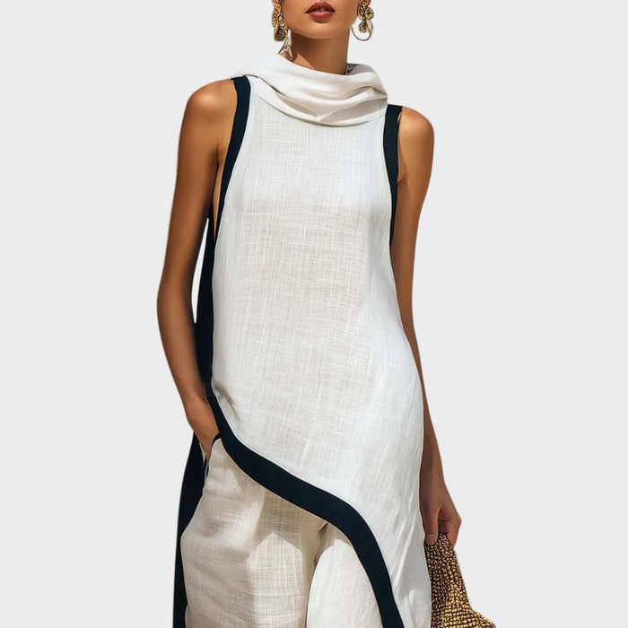 Leonora - conjunto elegante de lino