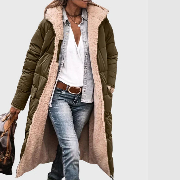 Laura - Abrigo de invierno con corte reversible
