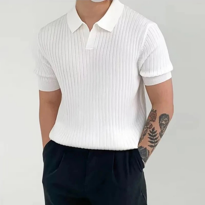 Cristiano - Polo elegantemente acanalado