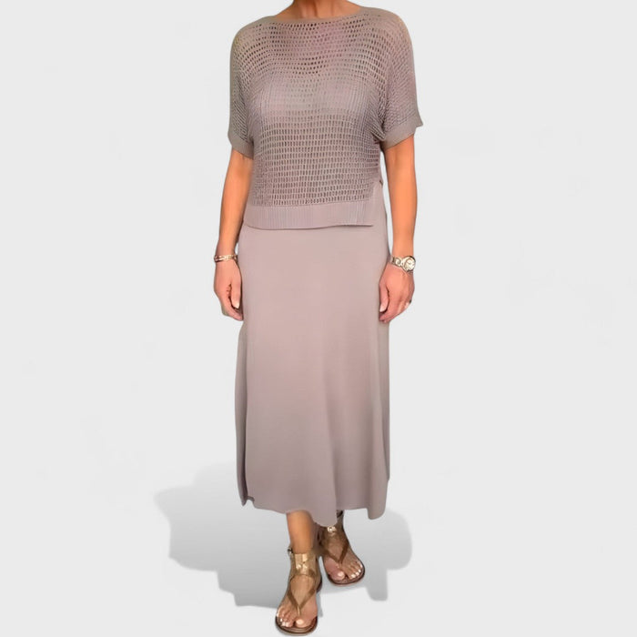 Claudia - Vestidos de Verano con Top Trenzado