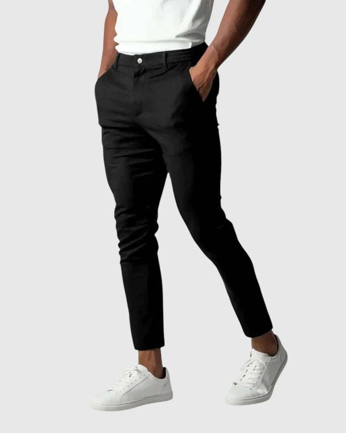 Libuše – Elio Pantalón de algodón elástico