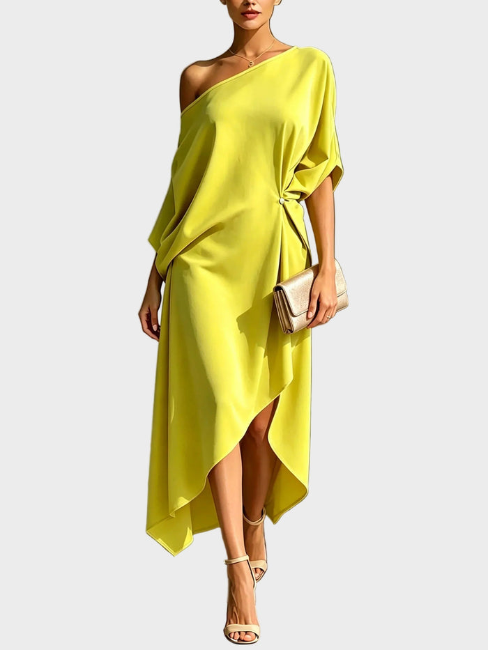 Camila - Vestido elegante asimétrico