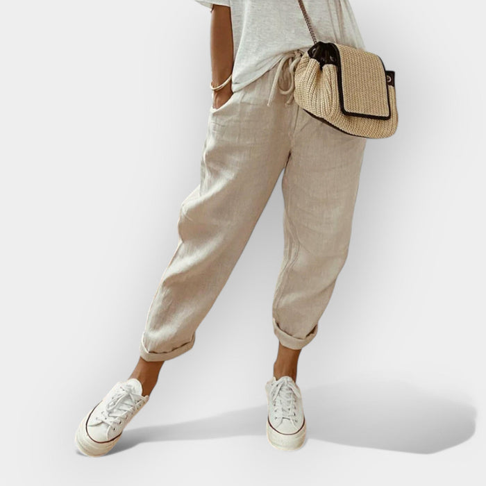 Ema - Pantalón ligero de lino