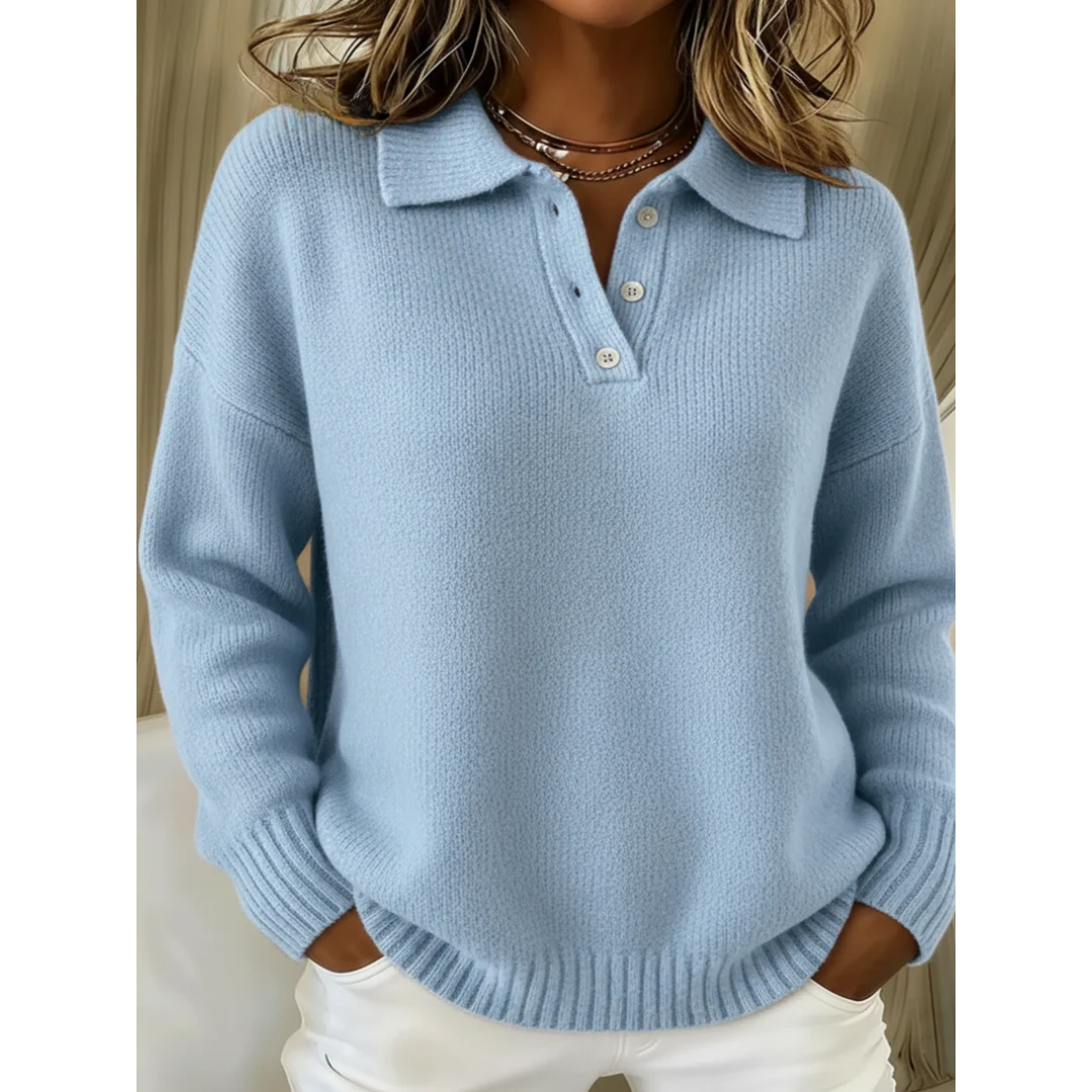 Charlotte | Jersey suave con cuello tipo polo