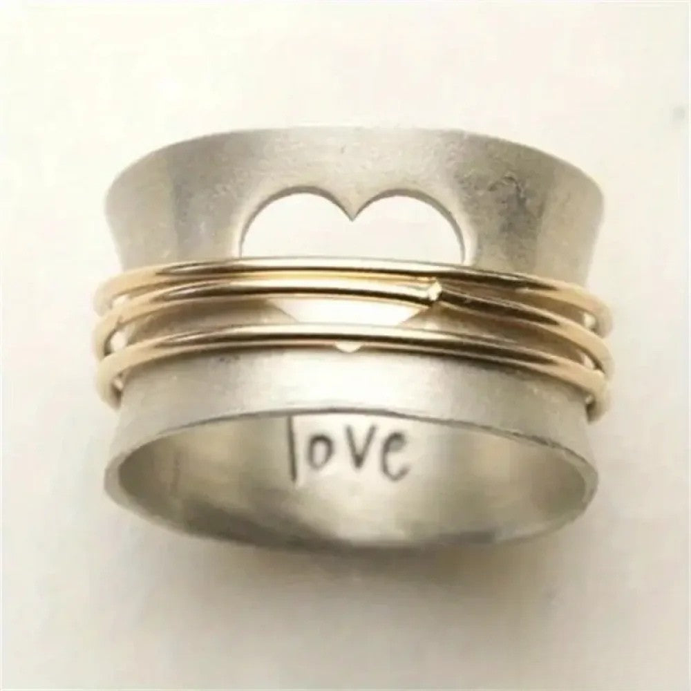 Anillo de amor clásico y atemporal