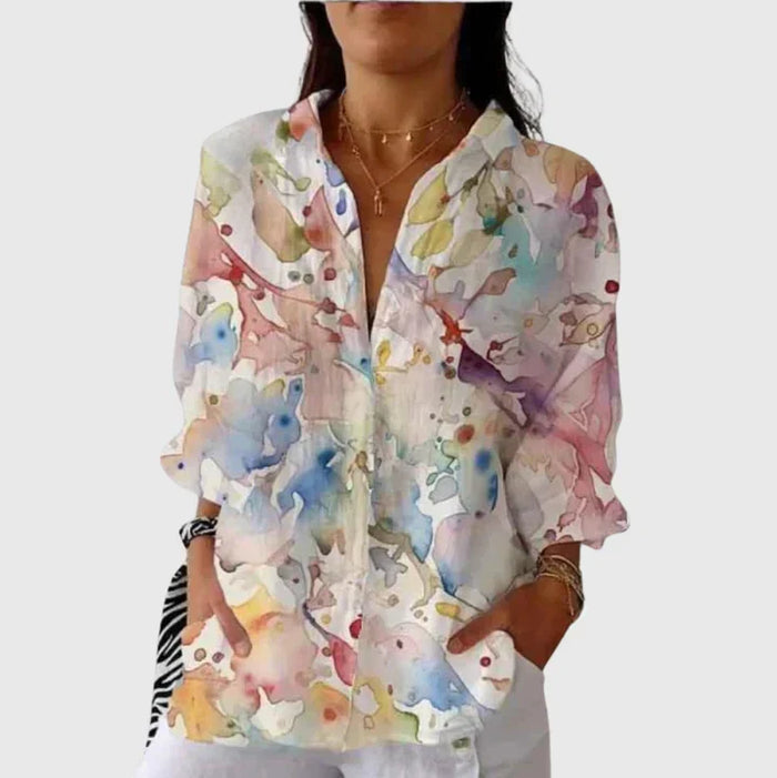 Blusa ligera y colorida con estampados