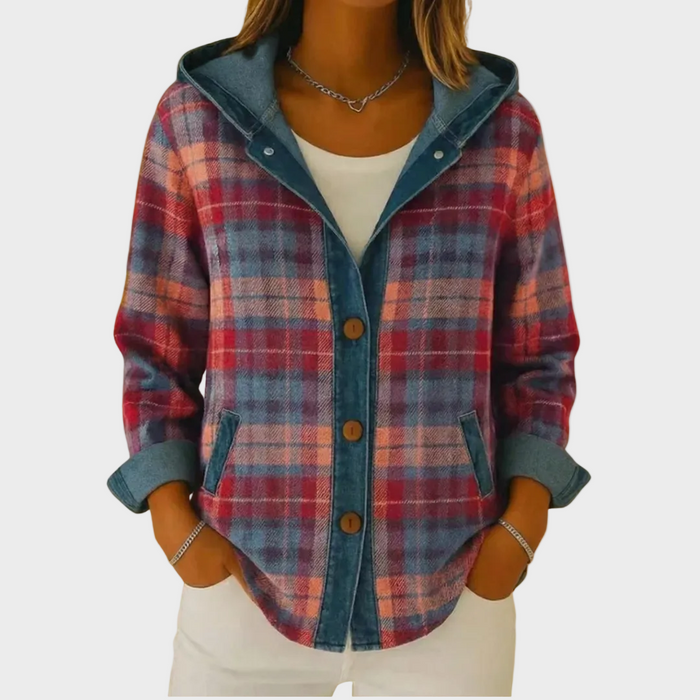 Hennie - Sobrecamisa aislante a cuadros
