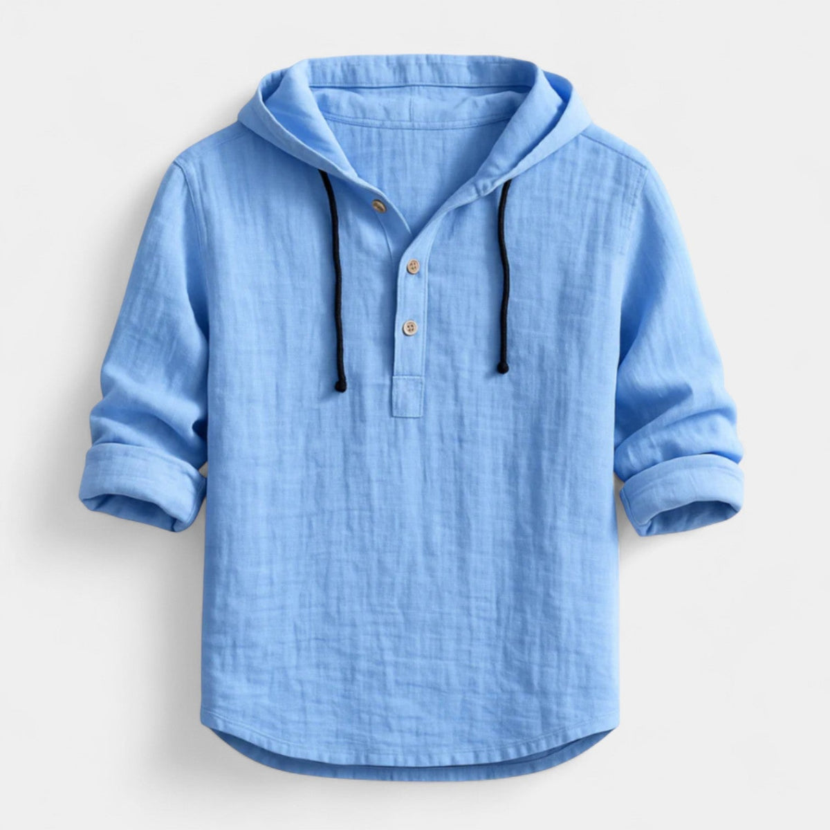 Adam – Camisa de lino con capucha
