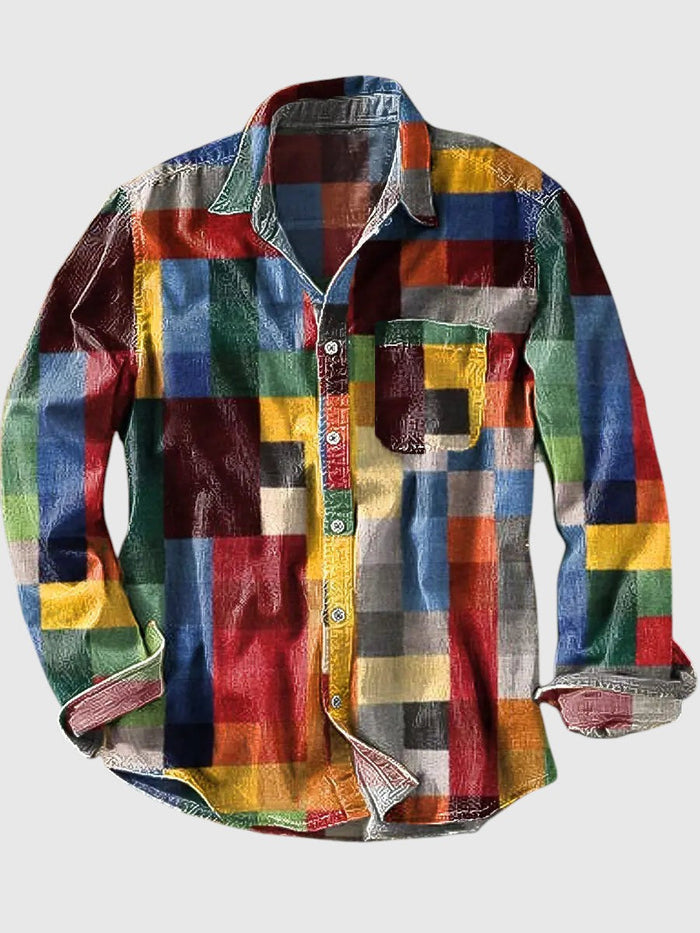 Joel - Camisa manga larga con estampado
