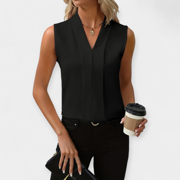 Leontýna - Elegante chaqueta sin mangas