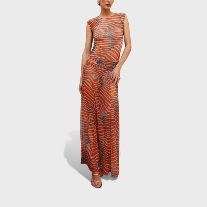 Martina – Vestido elegante con body