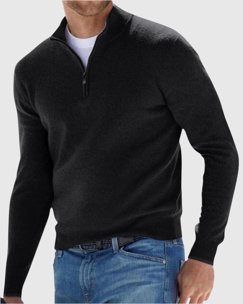 Libuše - Jersey elegante con cremallera