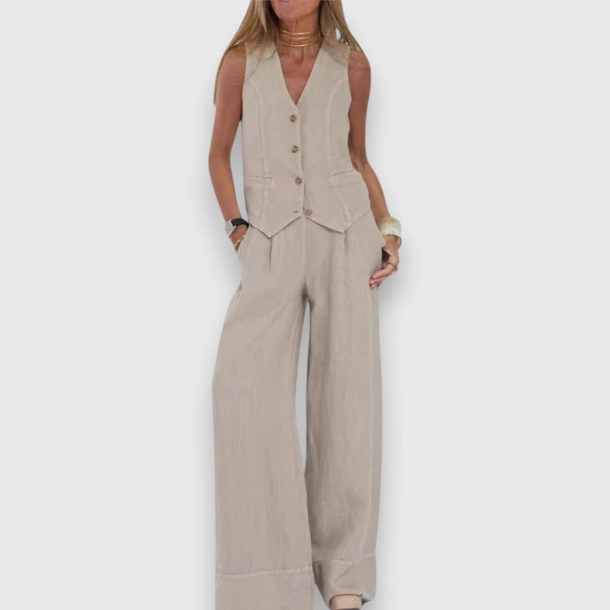 Zuzana - Conjunto de dos piezas para la ligereza del verano