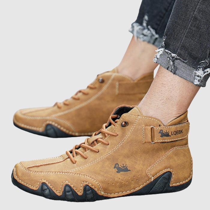 Libuše – Zapatos antideslizantes ultracómodos de piel auténtica
