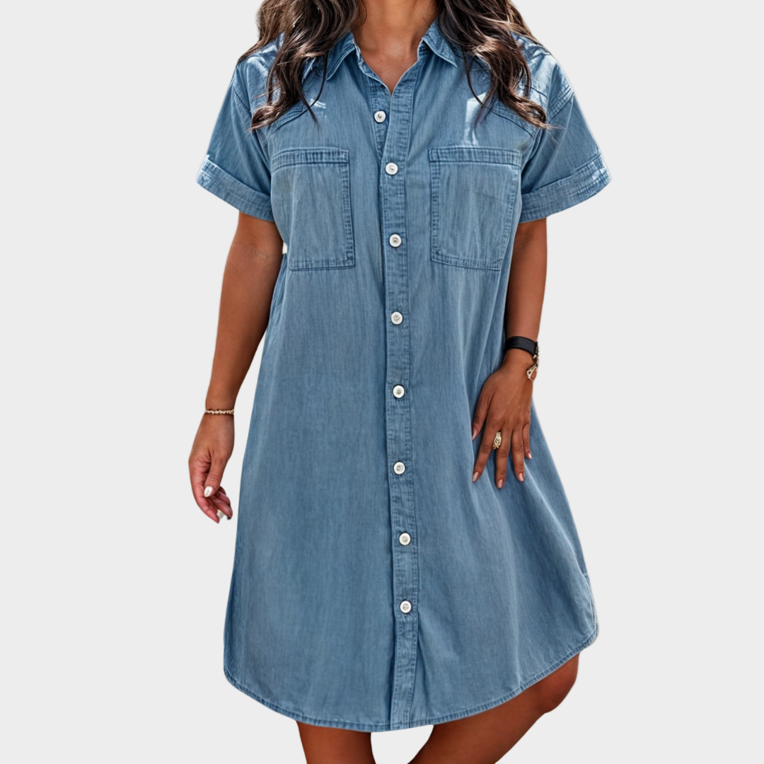 Laura - Vestidos vaqueros suaves de verano