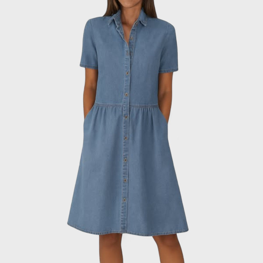 Isabella - Vestido vaquero suelto