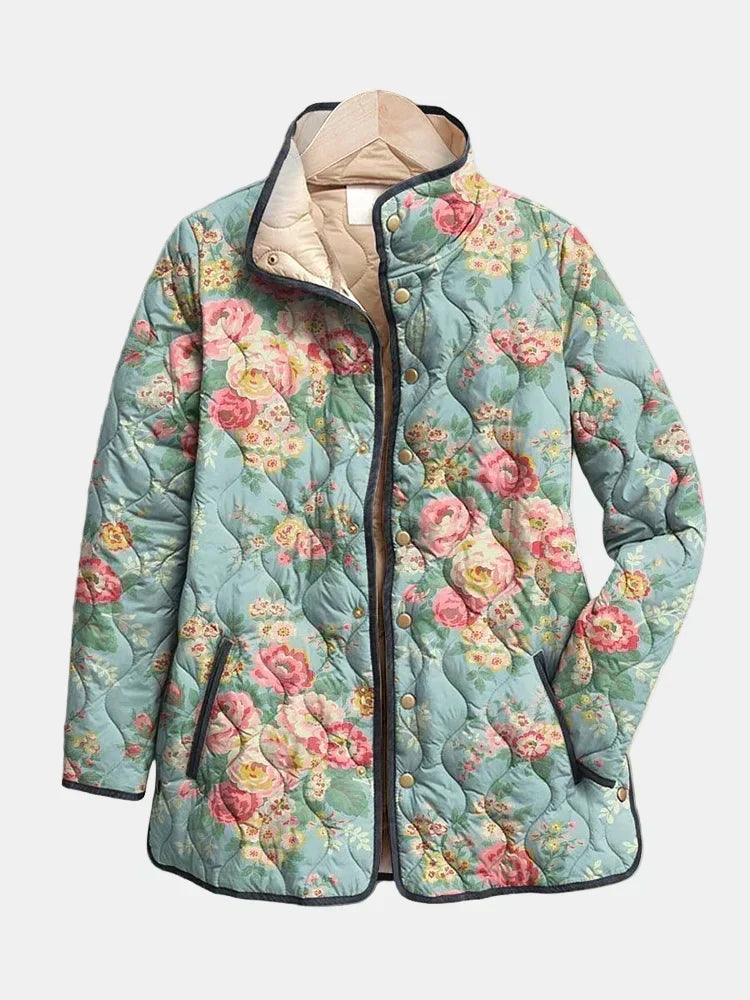 DELACROIX | Chaqueta Acolchada Mathilde en Rosa Celadón