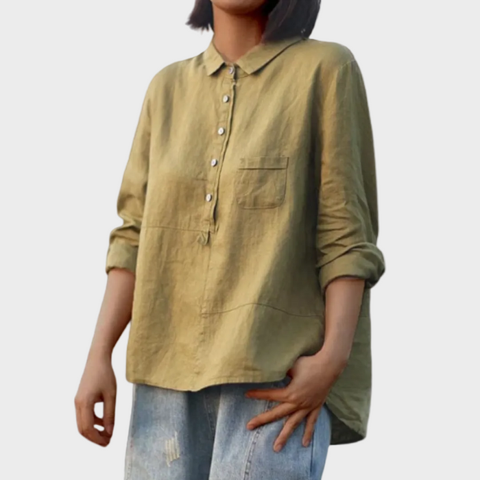 Karolína - blusa de lino