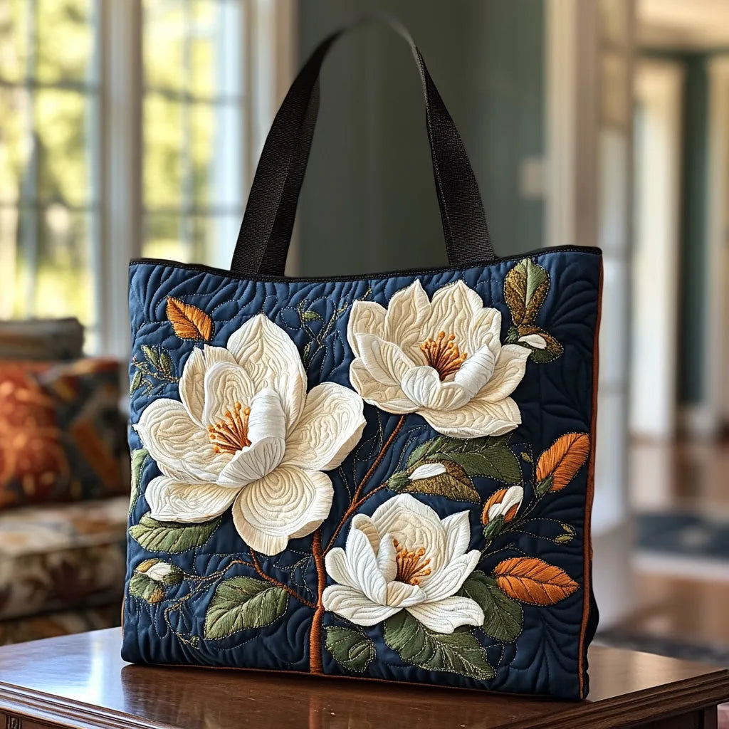 Bolso tote Magnolia elegante acolchado